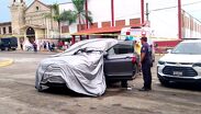 Gabriel V. B. viajaba a bordo de una camioneta Volkswagen Tiguan color gris con placas de Veracruz / Daniel Hernández