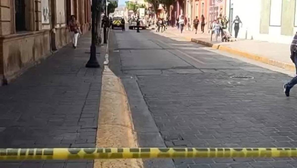 La explosión ocurrió en la calle 5 de mayo por la tarde | Cortesía