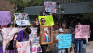 Marcha por Dafne en el Centro de Monterrey; exigen justicia