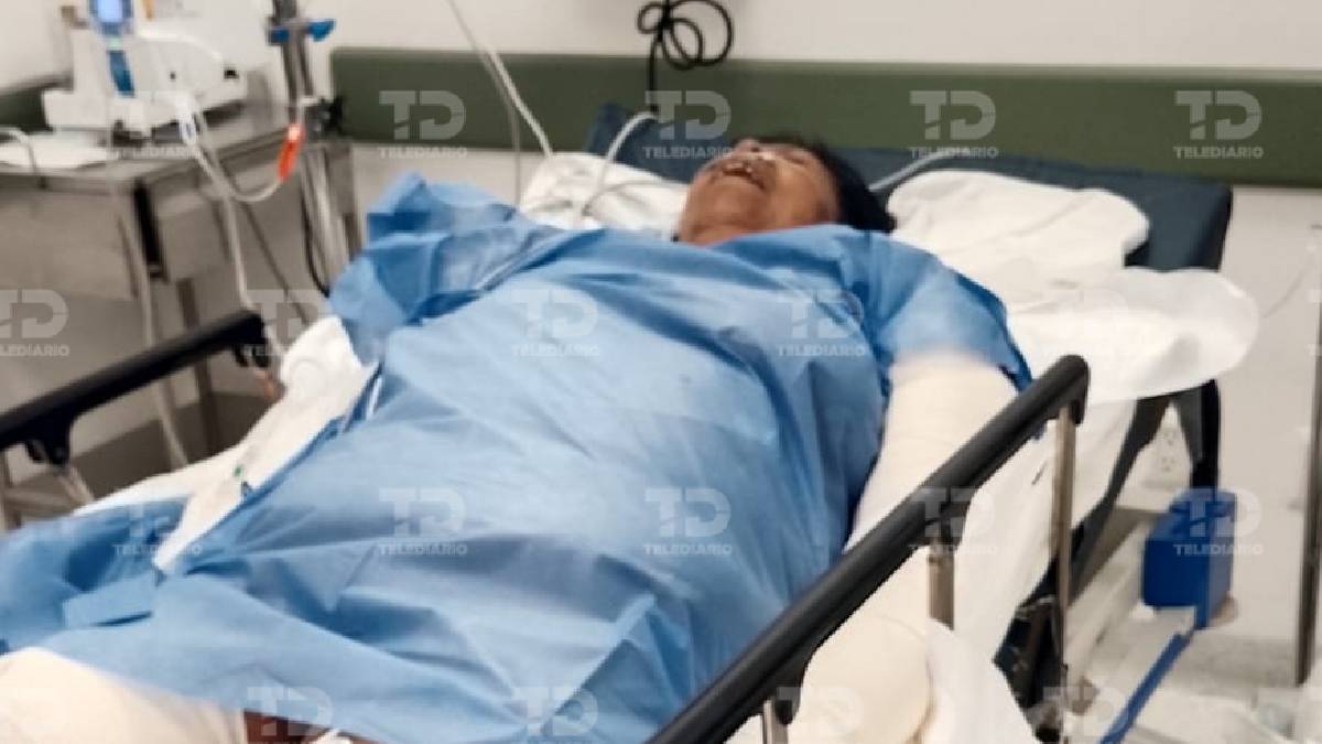 Los médicos han sido honestos con los familiares: las posibilidades de salvar la extremidad.