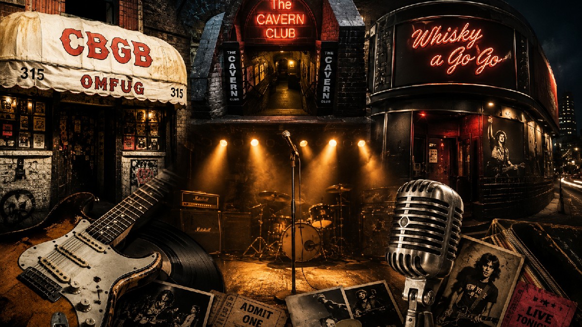 Míticos bares del mundo donde nació el rock n' roll.