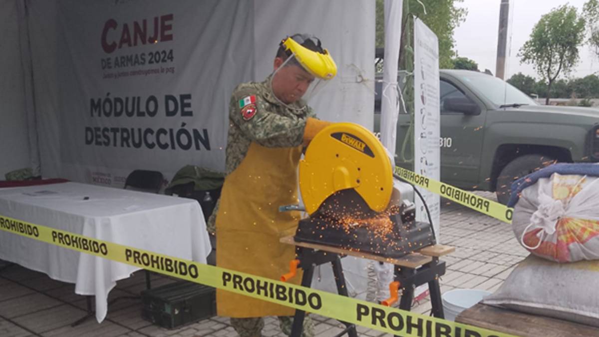 Los módulos de canje cuentan con personal capacitado para recibir y valorar las armas de fuego | Secretaría de Seguridad
