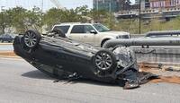 La mujer lesionada fue llevada al Hospital de Zona número 21 del Seguro Social.