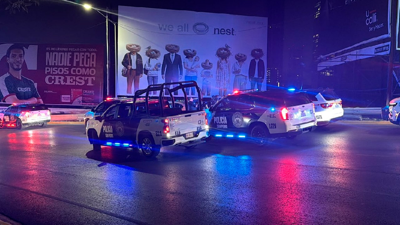 Persecución termina con un detenido sobre avenida Gómez Morín, en San Pedro Garza García