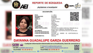 Reporte de búsqueda de Dayanna Guadalupe en Montemorelos