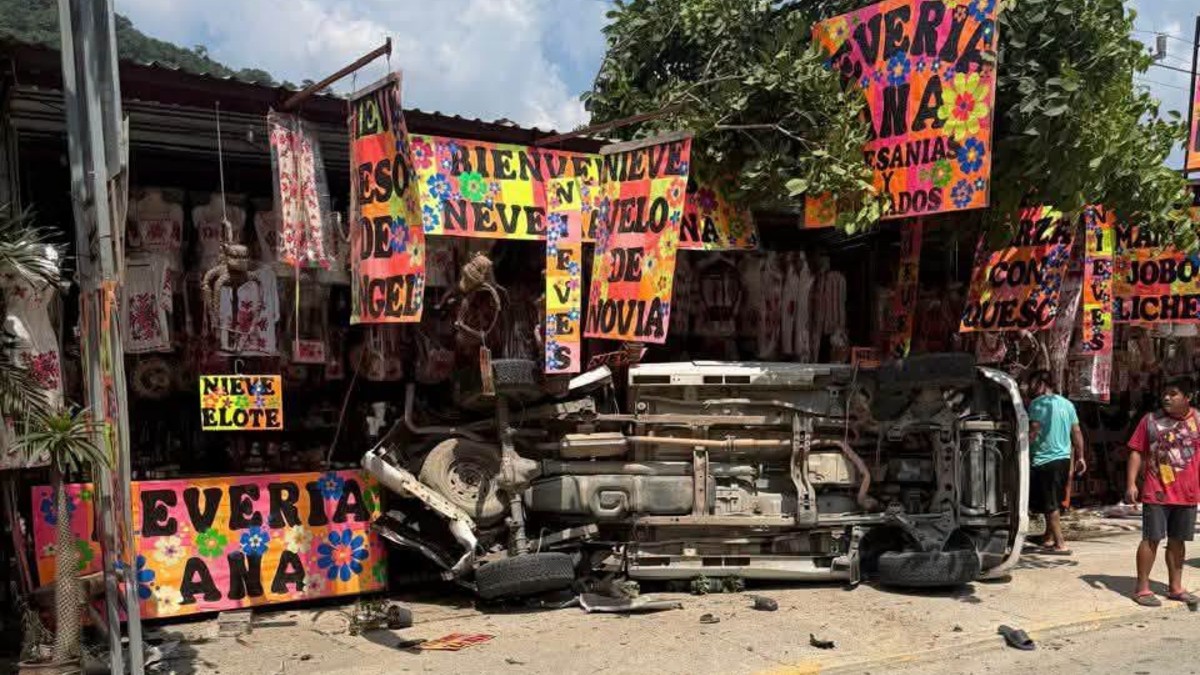 El siniestro ocurrió en la comunidad de La Escalera, una zona ampliamente conocida por la venta de artículos artesanales. | Redes sociales.