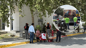 Choque entre transporte urbano y camión recolector deja 6 lesionados en Escobedo