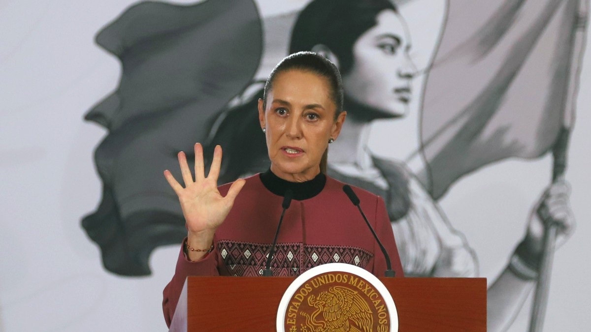 Claudia Sheinbaum en Mañanera. / Javier Ríos