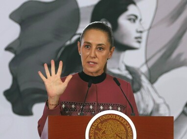 Claudia Sheinbaum en Mañanera.