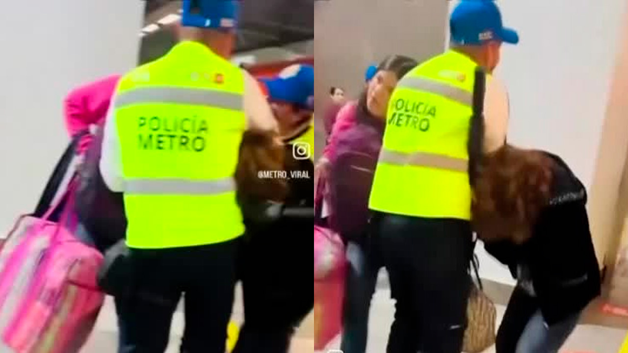 Dos mujeres se agarran a golpes dentro de un vagón de la Línea 12 del Metro