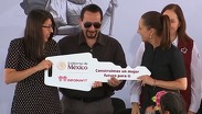 En su gira por Puebla, la presidenta Claudia Sheinbaum encabezó la entrega de 32 Viviendas para el Bienestar |