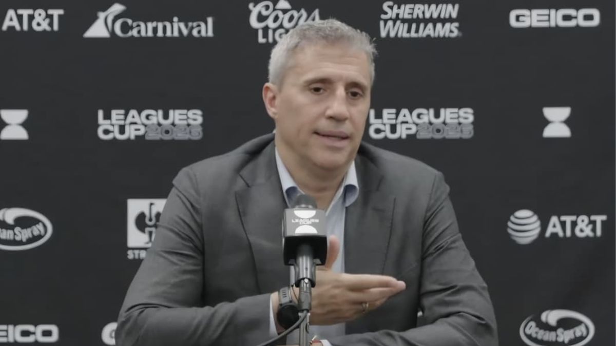 Hernán Crespo pide serenidad tras eliminación de Atlas en Leagues Cup 2026. | Leagues Cup vía YouTube