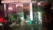 Incendio en la colonia San Ángel deja tres lesionados