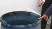 Habitantes de Ecatepec reciben a diario agua de color verde, inutilizable para el consumo humano