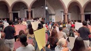 La movilización comenzó el sábado, luego de una reunión entre la familia de Lizbeth. | Gerardo Duque.