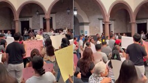 La movilización comenzó el sábado, luego de una reunión entre la familia de Lizbeth. | Gerardo Duque.