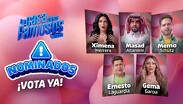 Nominados durante la segunda semana de La Casa de los Famosos 2026. | Especial.