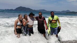 PC de Colima rescata a cinco personas de ahogarse en playas de Manzanillo. | Protección Civil Colima vía Facebook