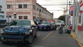 El percance se registró en el cruce de Martín de Zavala e Isaac Garza. | Lolita Lastra