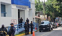 El policía de tránsito atacado fue llevado a una clínica privada | Cortesía