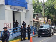 El policía de tránsito atacado fue llevado a una clínica privada | Cortesía