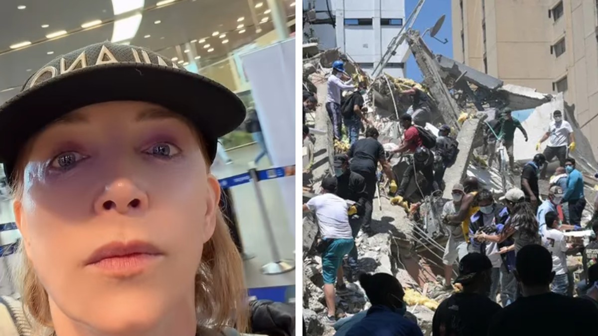 La actriz mexicana se encontraba junto a su hija en el Aeropuerto Internacional El Dorado, en Bogotá.