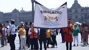 Durante un simulacro los ciudadanos deben salir a la calle | Cuartoscuro