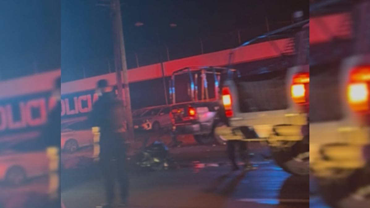La zona fue acordonada por elementos de la Guardia Nacional.
