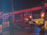 La zona fue acordonada por elementos de la Guardia Nacional.