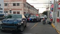 El percance se registró en el cruce de Martín de Zavala e Isaac Garza. | Lolita Lastra