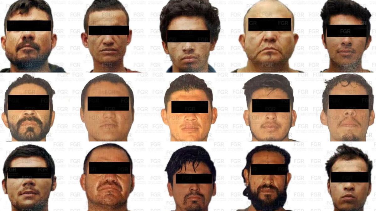 Sentencian a 19 hombres detenidos con arsenal tras enfrentamiento en Tizapán el Alto, Jalisco. | FGR Vía Facebook