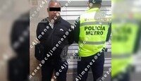 Un agente de la Fiscalía fue captado en video por una mujer a la que presuntamente acosó en el Metro CdMx. | C4 Carlos Jiménez