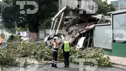 Colapsa edificio de 4 pisos en Viaducto Miguel Alemán; Fiscalía investiga negligencia
