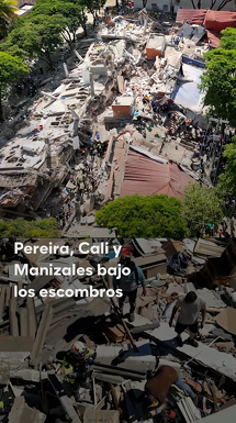 Colombia desde las alturas después del terremoto