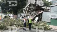 Edificio colapsa sobre Viaducto Miguel Alemán, en la colonia Escandón, CdMx; autoridades trabajan en la zona. | Telediario