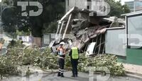 Edificio colapsa sobre Viaducto Miguel Alemán, en la colonia Escandón, CdMx; autoridades trabajan en la zona. | Telediario