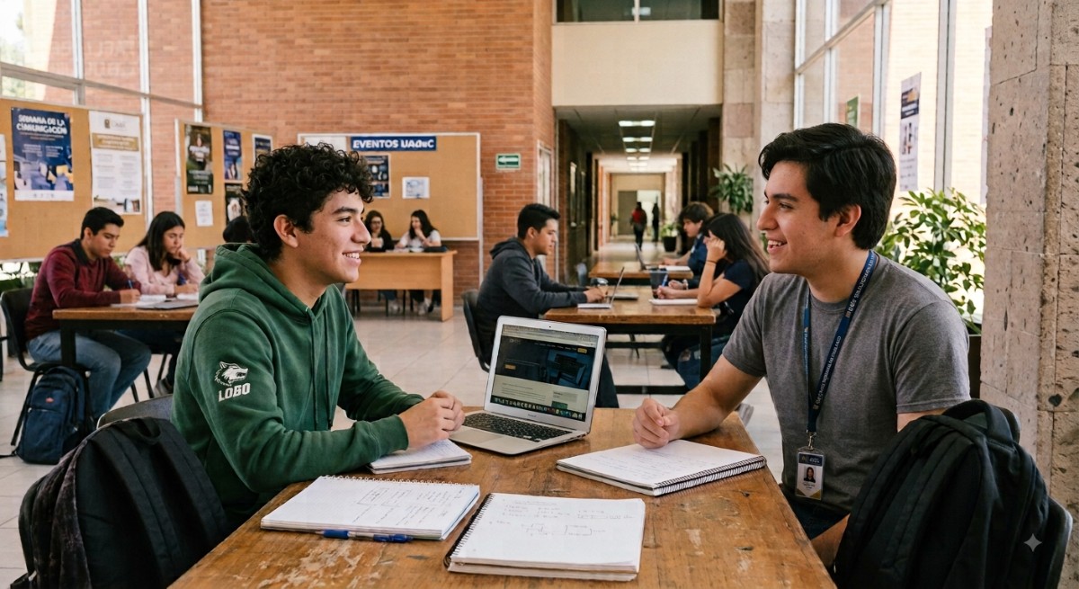 El emprendimiento y el éxito profesional suelen nacer de las conversaciones y preguntas correctas.| Imagen temática creada con Gemini IA.