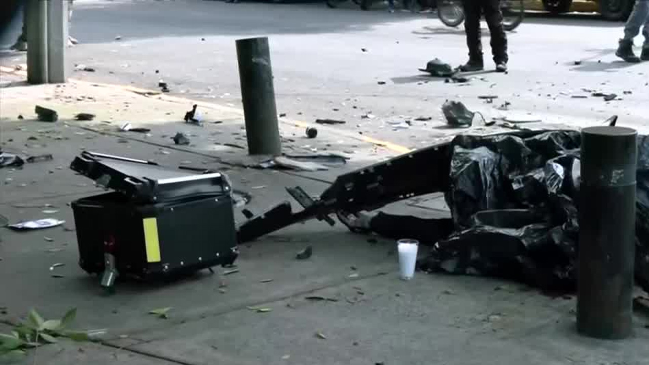 Motociclista muere tras chocar contra camioneta en la colonia Doctores
