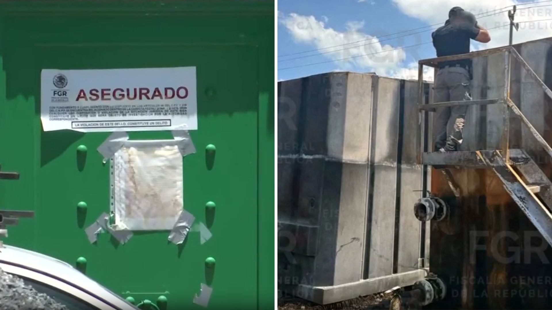 Aseguran combustible y vehículos tras cateo por presunto huachicoleo en Pesquería