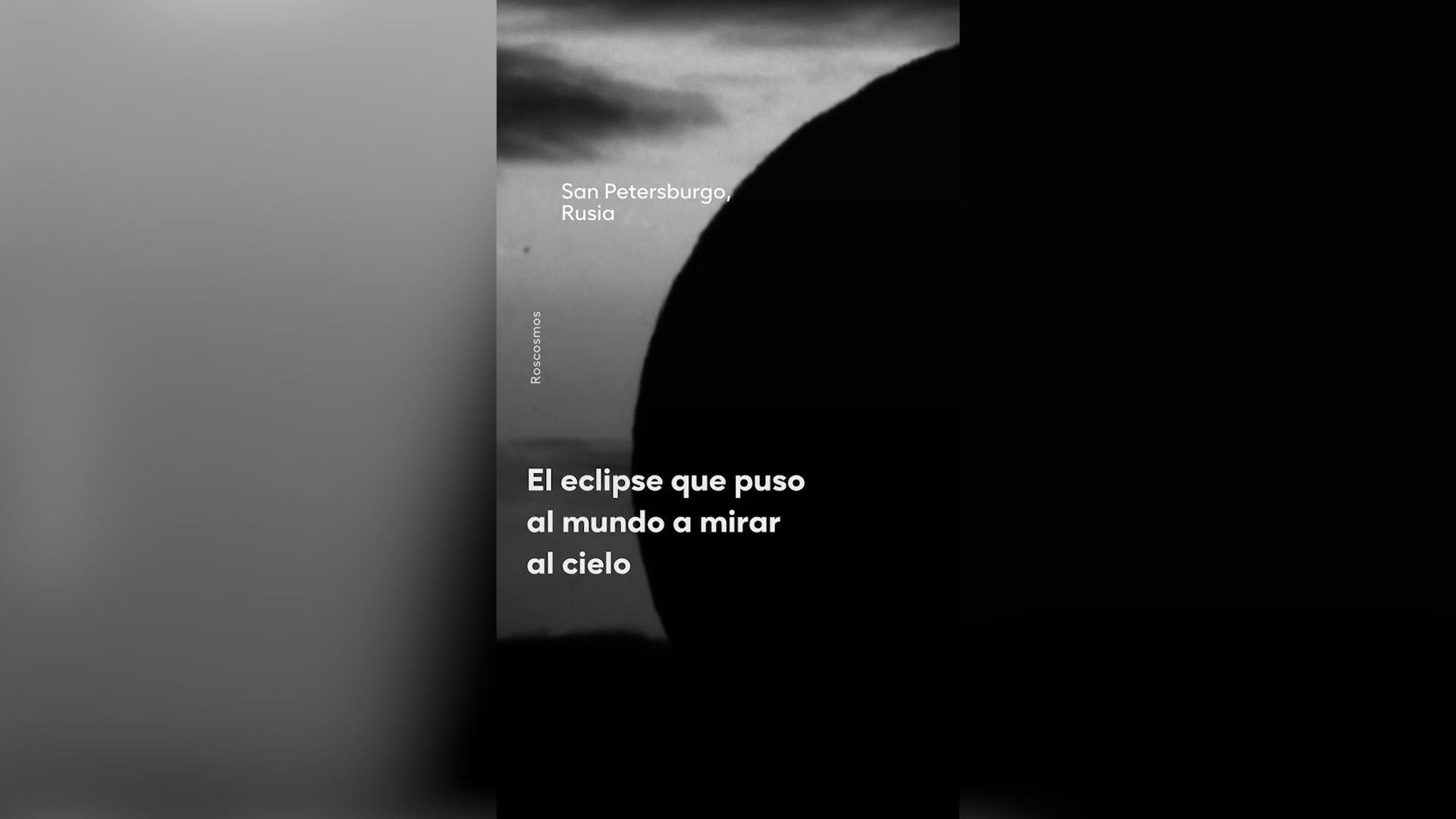 Así se vio el eclipse solar en Rusia
