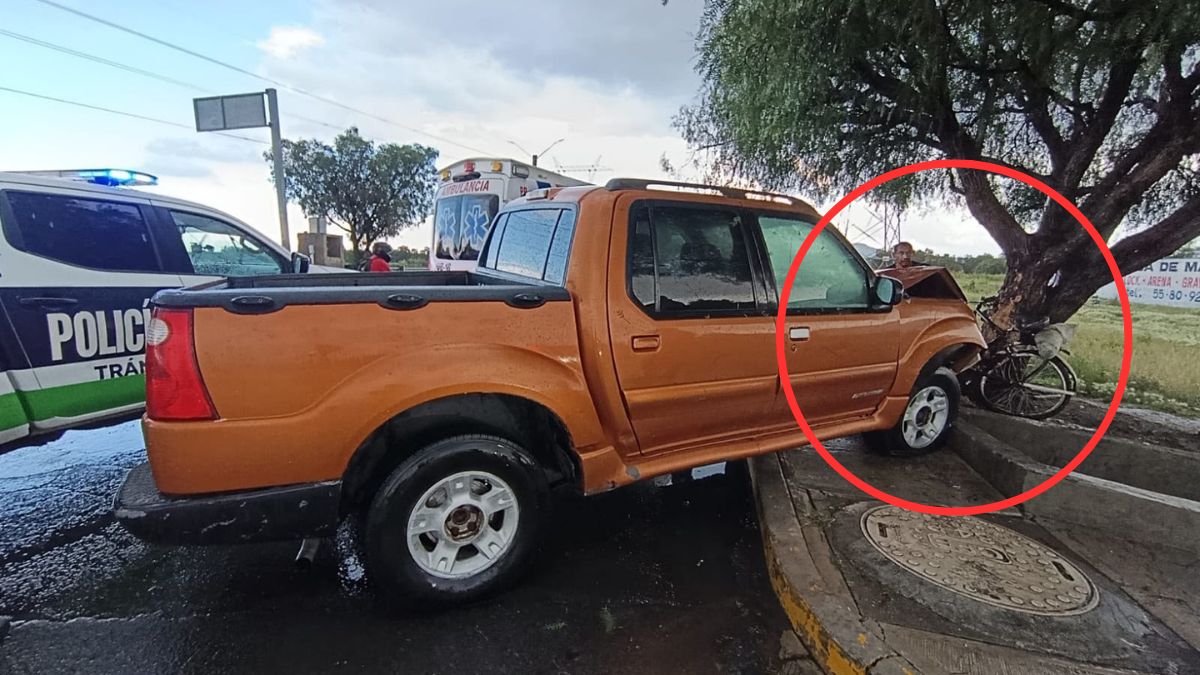 Un ciclista murió tras ser embestido por una camioneta en Tizayuca, Hidalgo. | Guadalupe Trejo