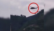 El helicóptero de la Marina sufrió el percance mientras realizaba labores para prevenir y detectar posibles actividades ilícitas | Redes sociales