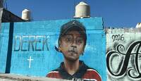 El homenaje permanece en una de las calles de la colonia Lomas del Refugio. \ Kevin Carranza