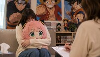 Imagen generada con IA para describir un tratamiento psicológico usando personajes de anime. / ChatGPT
