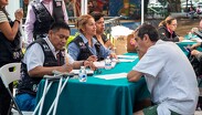 Jornadas de Asesoría Jurídica contra el despojo se instalaron en el Parque Arboledas (Pilares), ubicado en la colonia Del Valle Centro. / Cuartoscuro