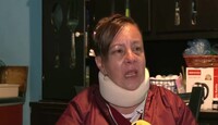 María del Rosario es golpeada y agredida dentro de un hotel en Nezahualcóyotl. / Telediario CdMx
