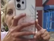 Una mujer se volvió viral tras agredir a una repartidora y pedir ser exhibida en redes sociales; la apodan 'Lady Súbeme'. | Redes sociales