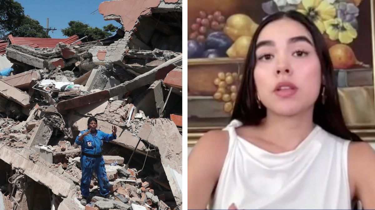 Sara Velásquez relata cómo la normalidad de su lunes se quebró al presenciar el desplome de edificios / Es Imagen