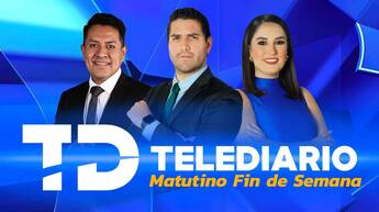 Telediario Matutino Fin de Semana con Rodrigo Rico, Monserrat Contreras y Ricardo Solaback