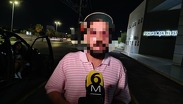 Mientras alimentaba a los canes, objetos como piedras y botellas de vidrio comenzaron a caer en el área de la cochera.